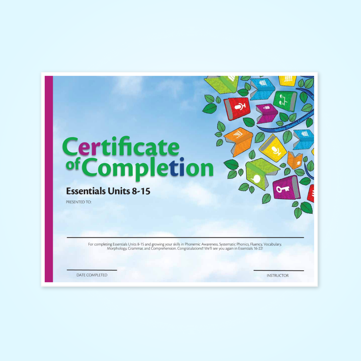 Essentials Certificate of Completion