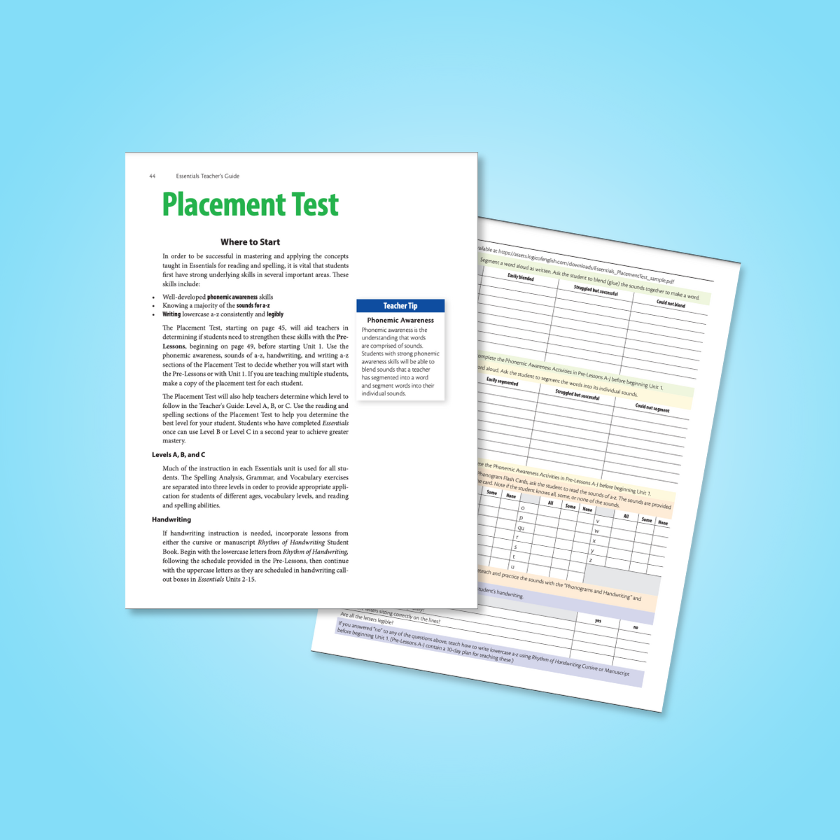 Essentials Placement Test