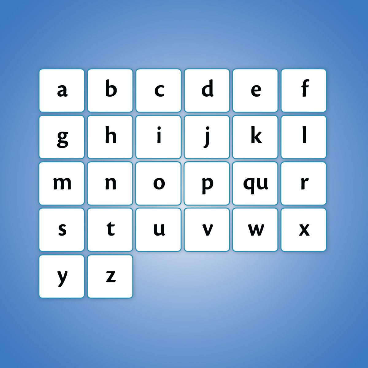 A-Z phonograms