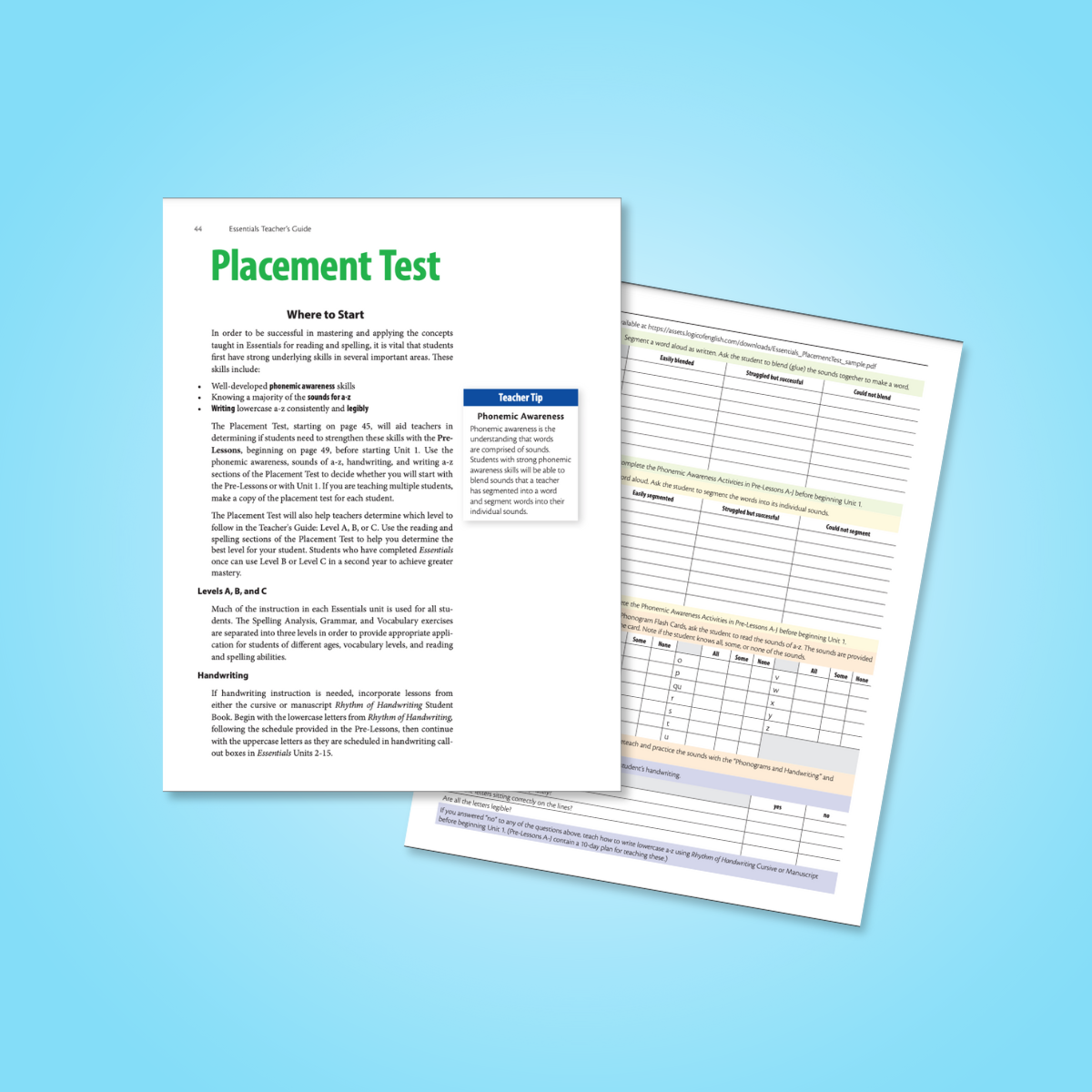 Essentials Placement Test