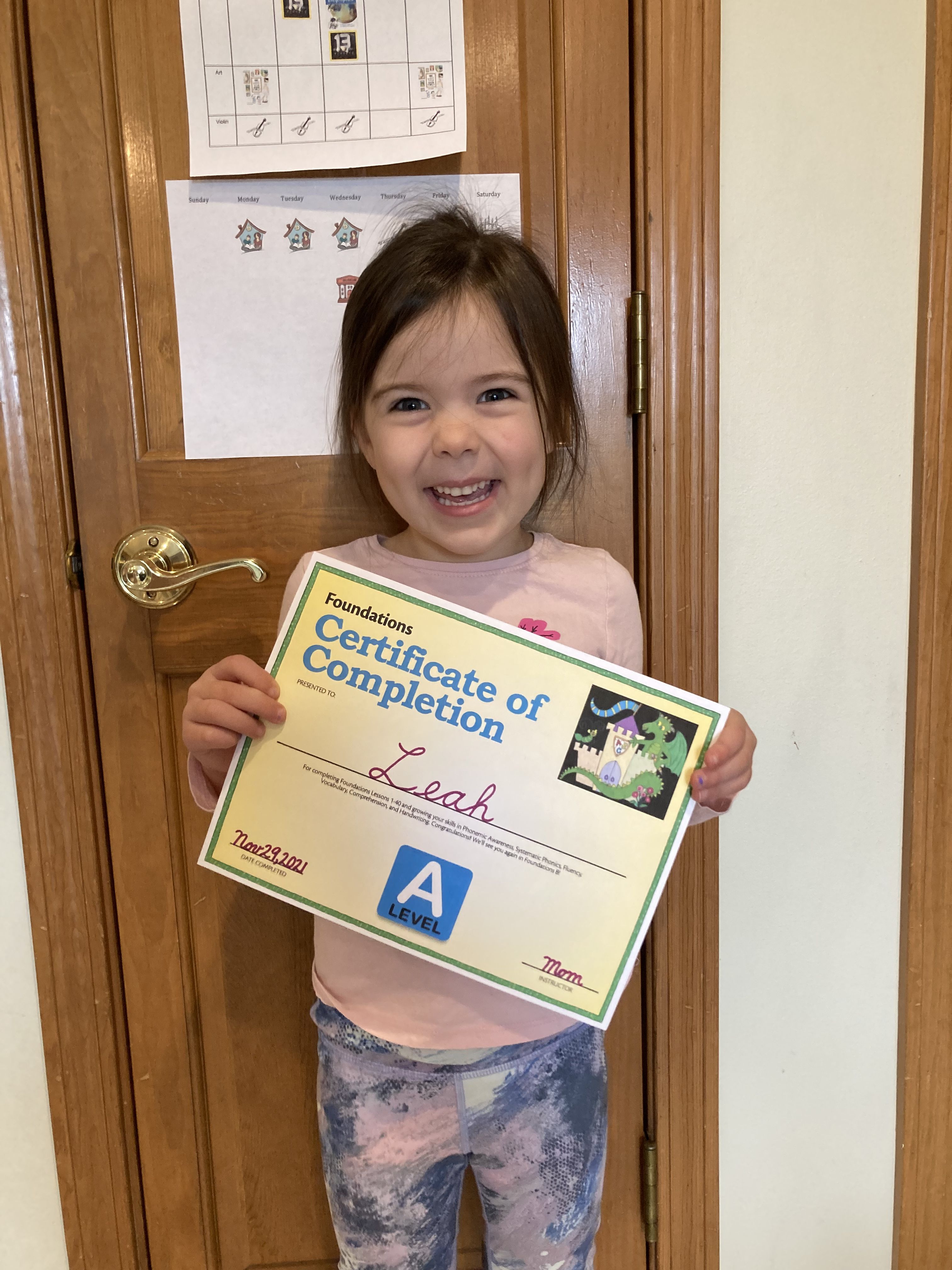 Foundations A certificate of completion