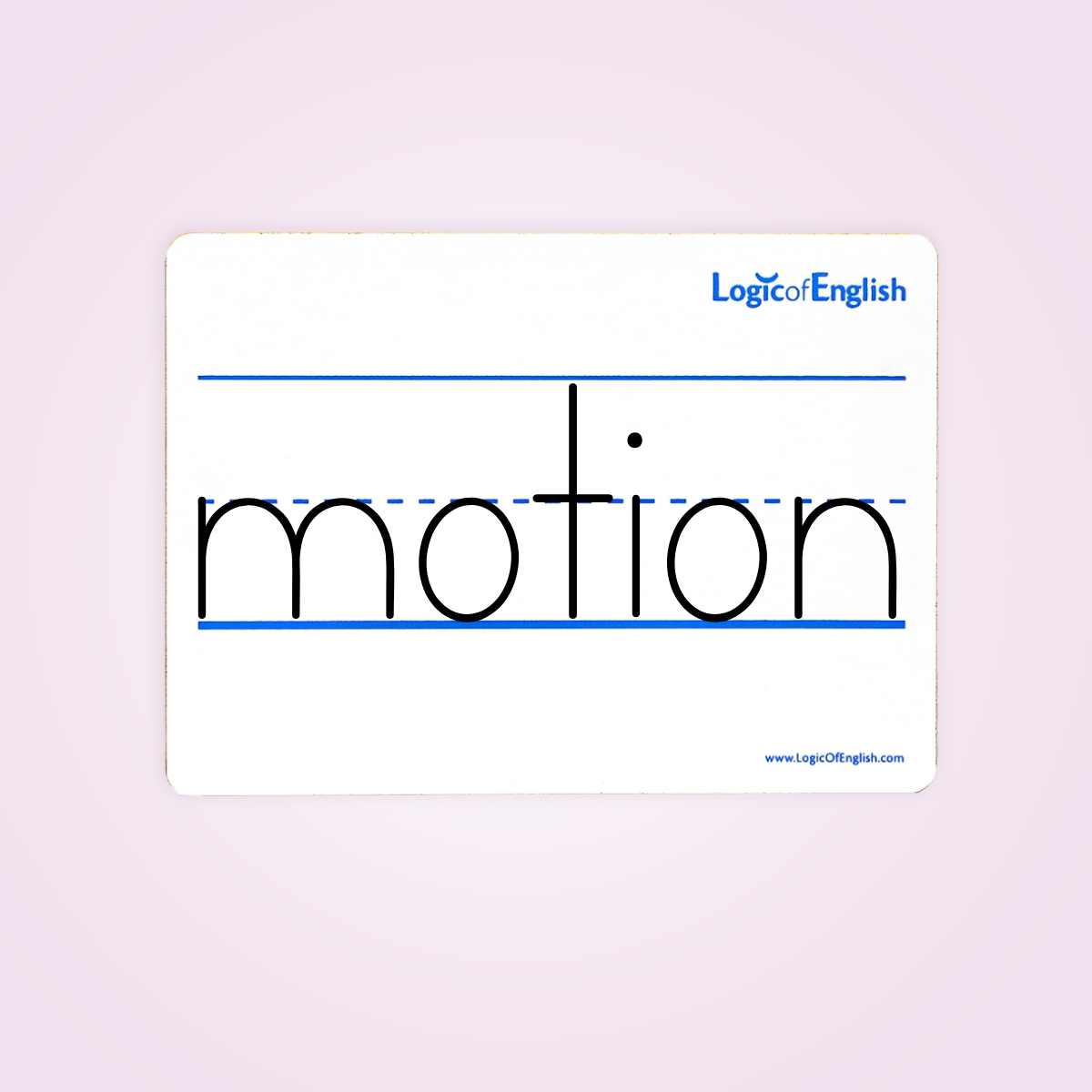 "motion" written on white board