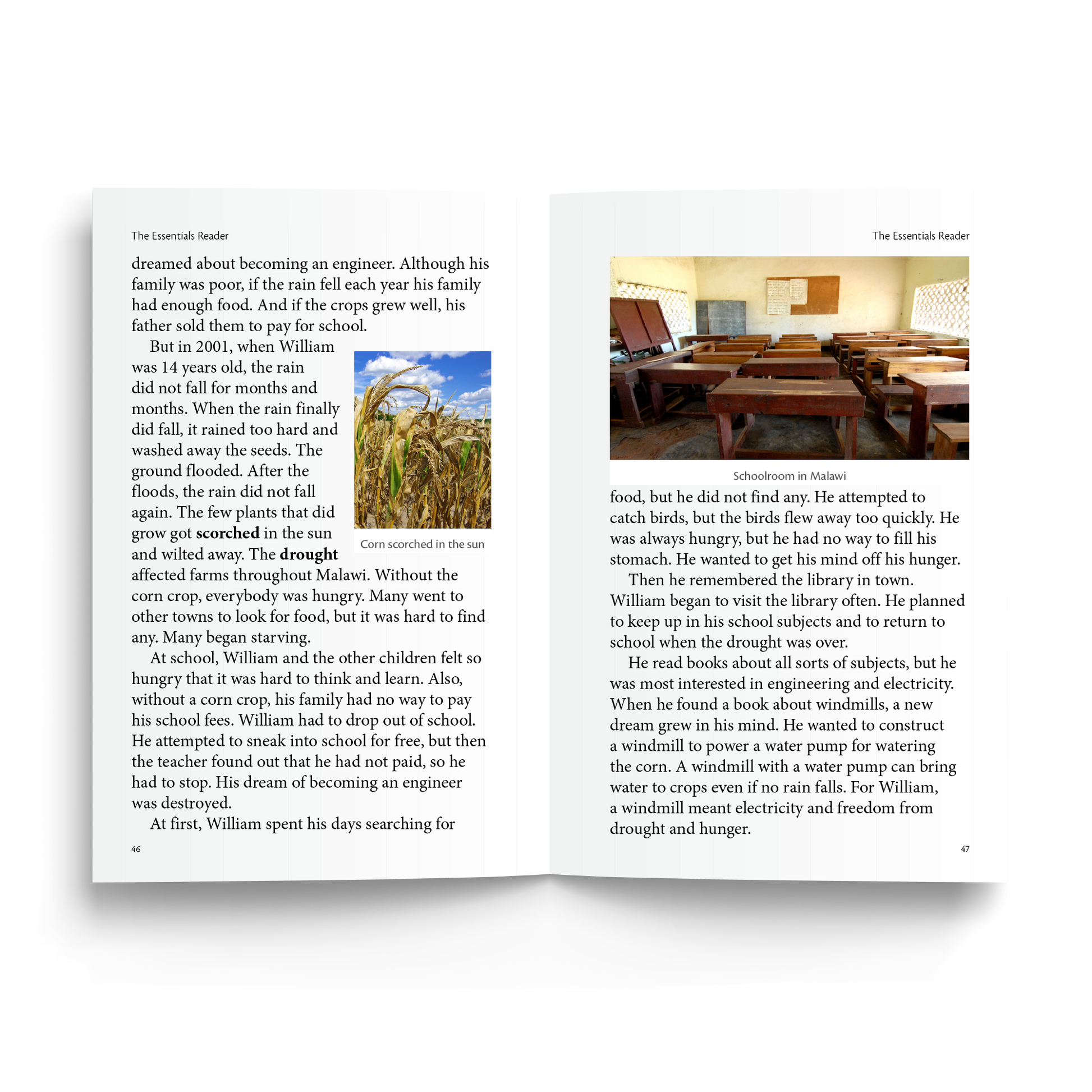 Sample of the Essentials Reader - Unit 14: William Kamkwamba