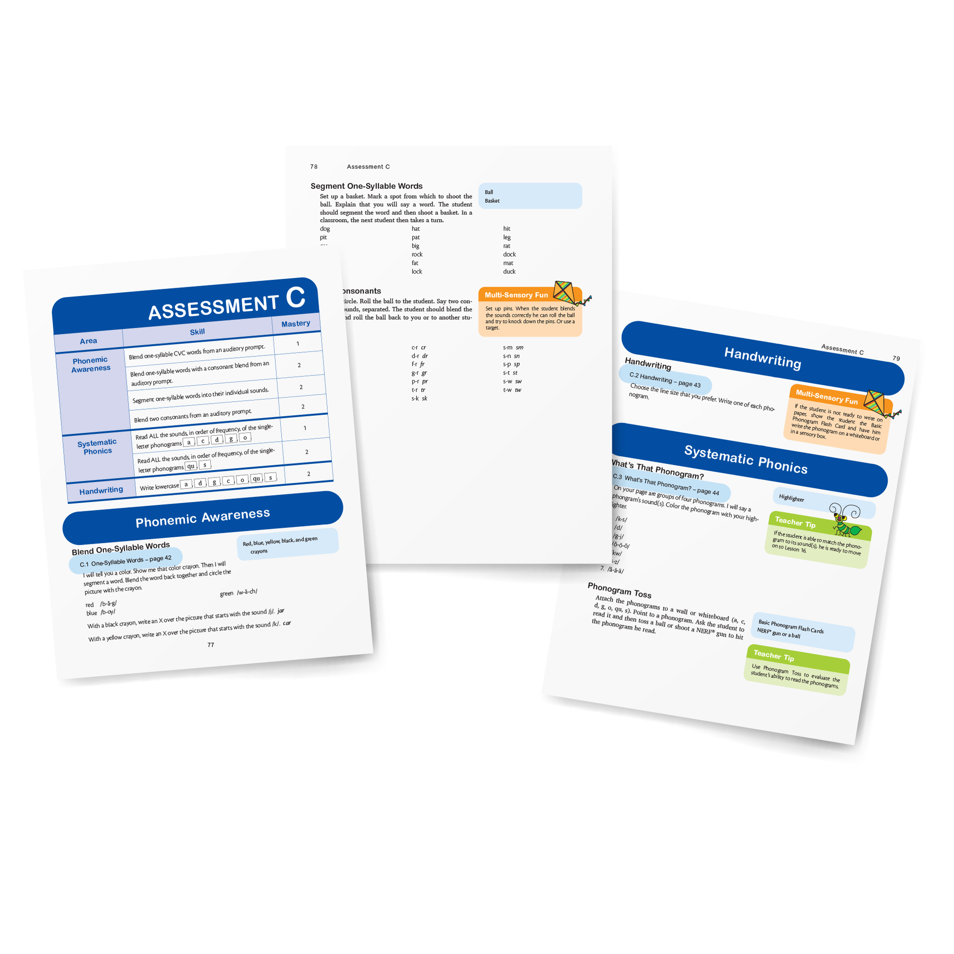 Sample of Teacher's Manual for Foundations A - Assessment C
