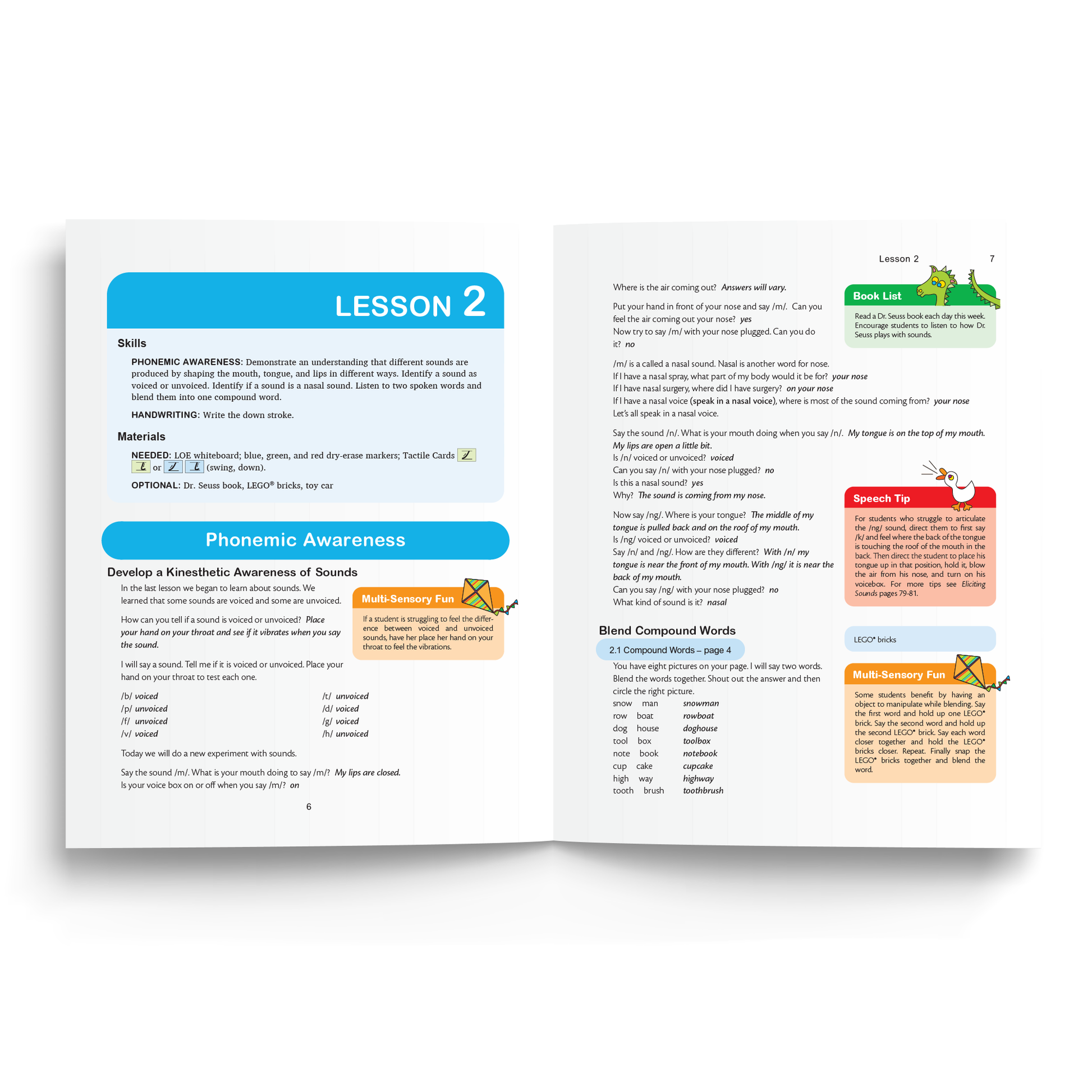 Sample of Teacher's Manual for Foundations A - Lesson 2