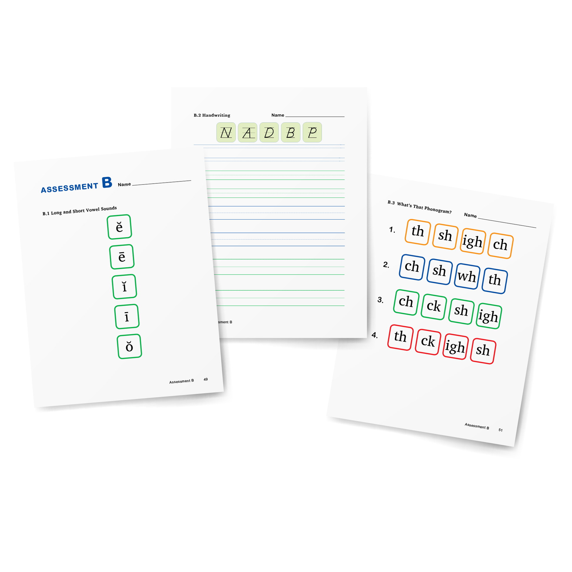 Sample of Student Workbook for Foundations B - Assessment B