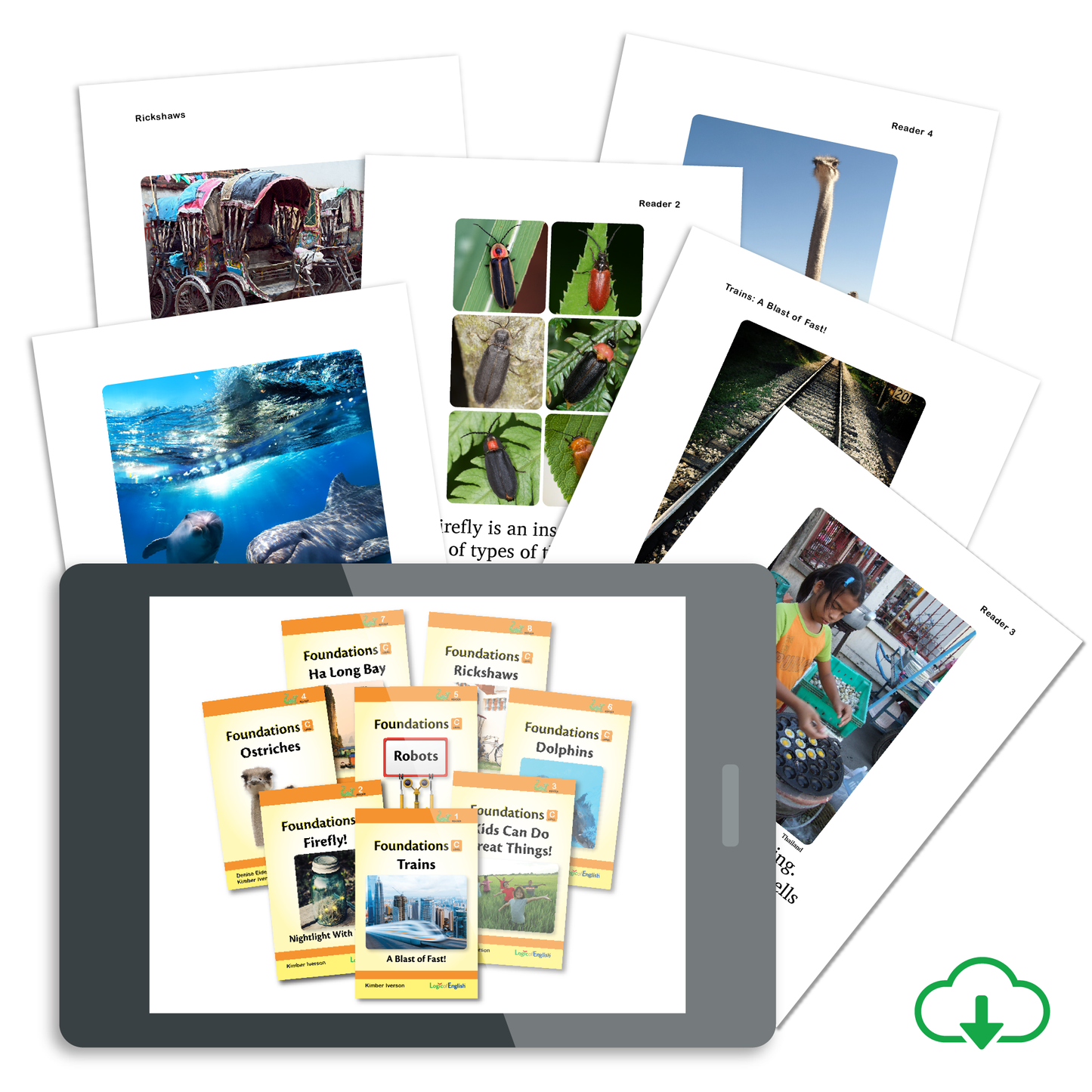 Foundations C Reader Set: 8 decodable readers scheduled throughout Foundations C - PDF Download