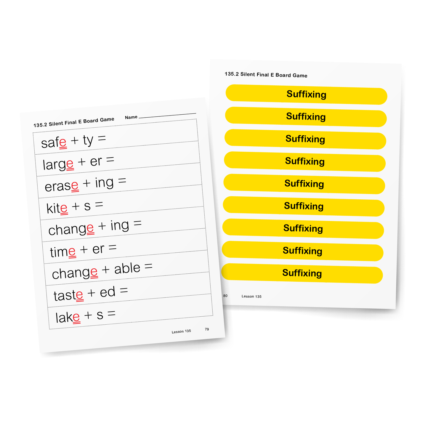 Sample of Student Workbook for Foundations D - Silent Final E Game