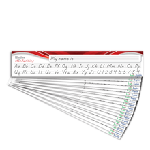Rhythm of Handwriting Manuscript Desk Strip - 20 Pack