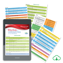 Rhythm of Handwriting Manuscript Quick Reference - PDF Download