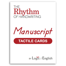 Rhythm of Handwriting Manuscript Tactile Cards