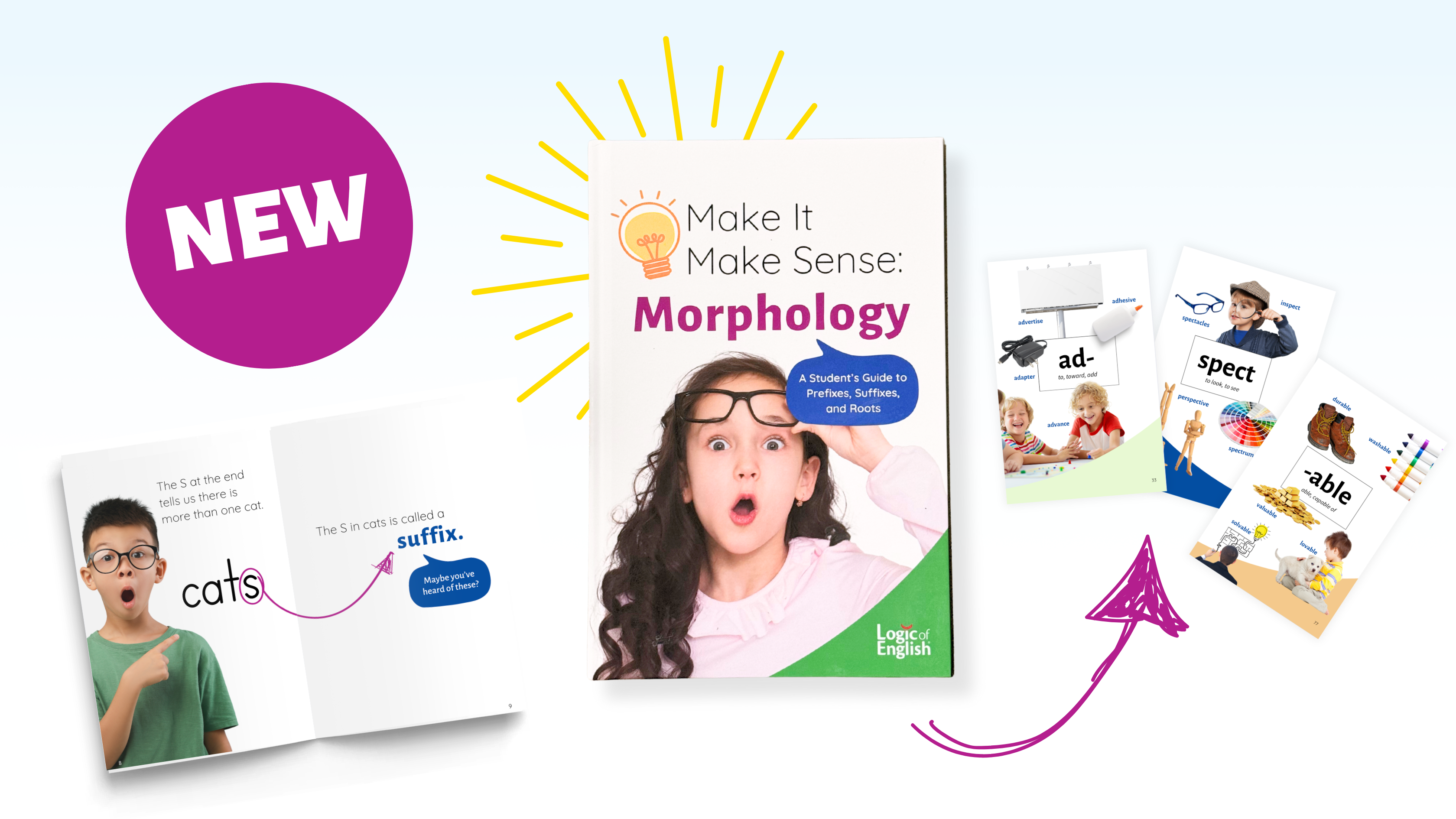 New Make It Make Sense: Morphology cover with interior images