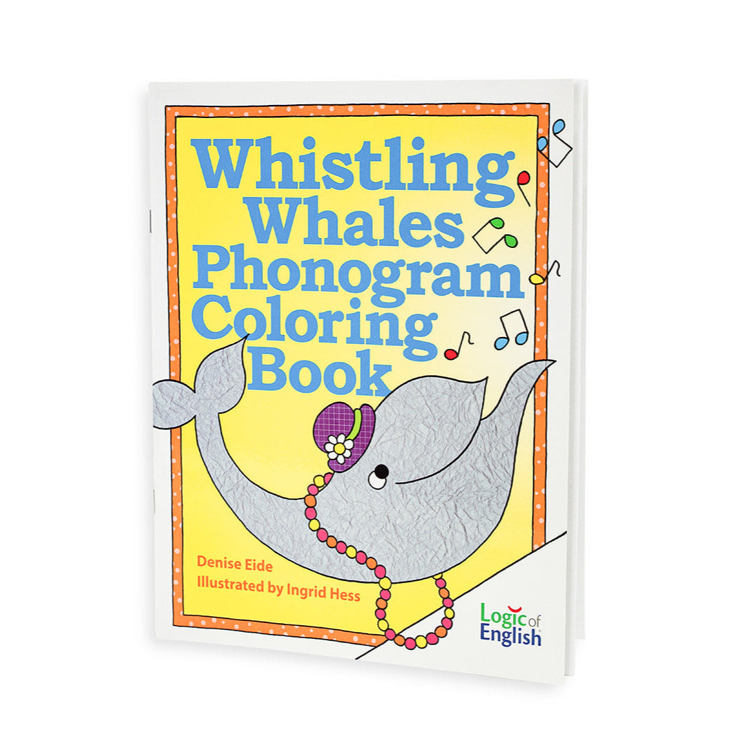 Whistling Whales coloring book