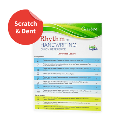 S&D - Rhythm of Handwriting Quick Reference - Cursive