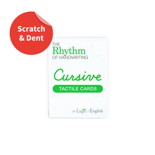S&D - Rhythm of Handwriting Tactile Cards - Cursive
