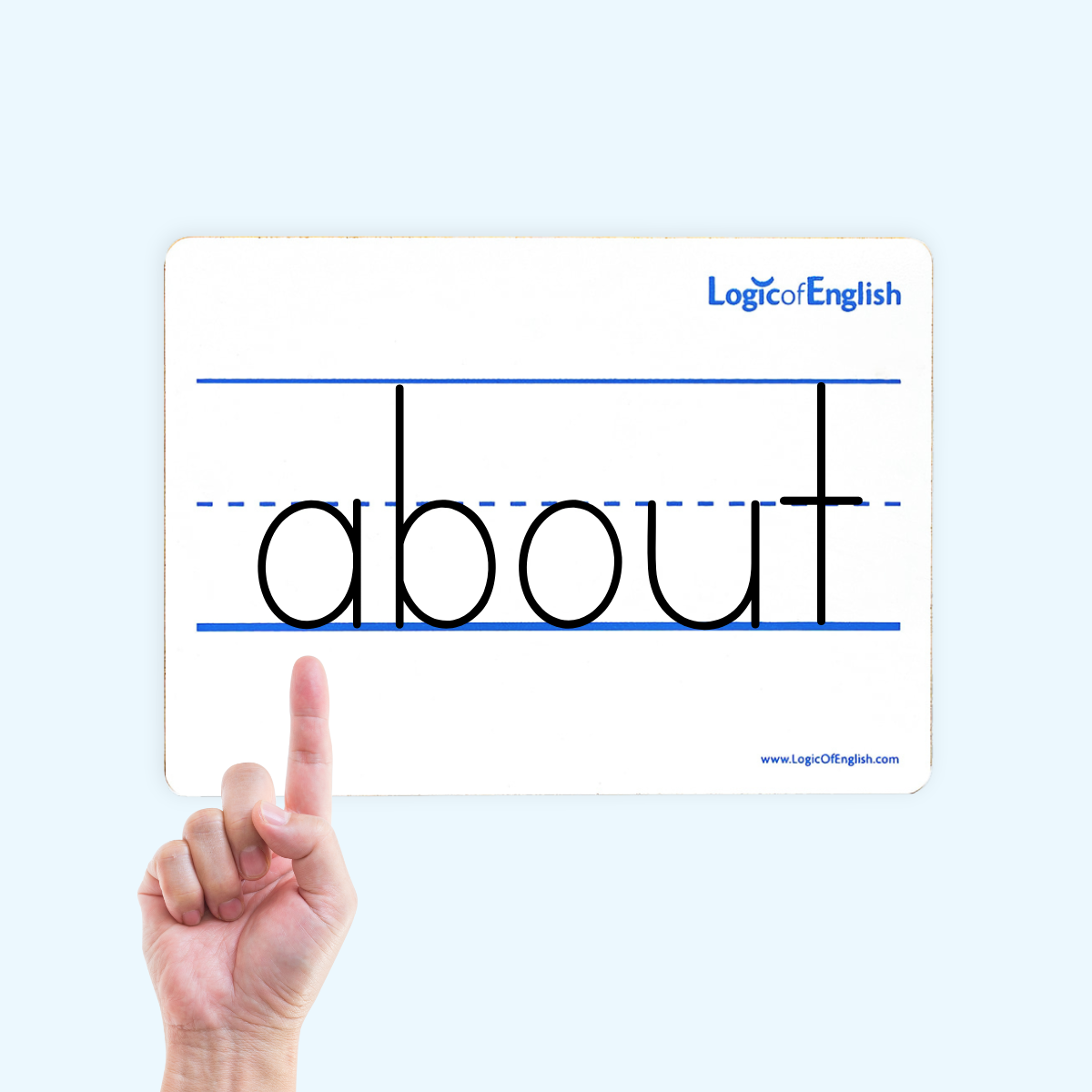 whiteboard with word "about" written on it