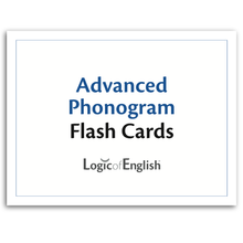 Advanced Phonogram Flash Cards