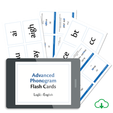 Advanced phonogram flash cards PDF