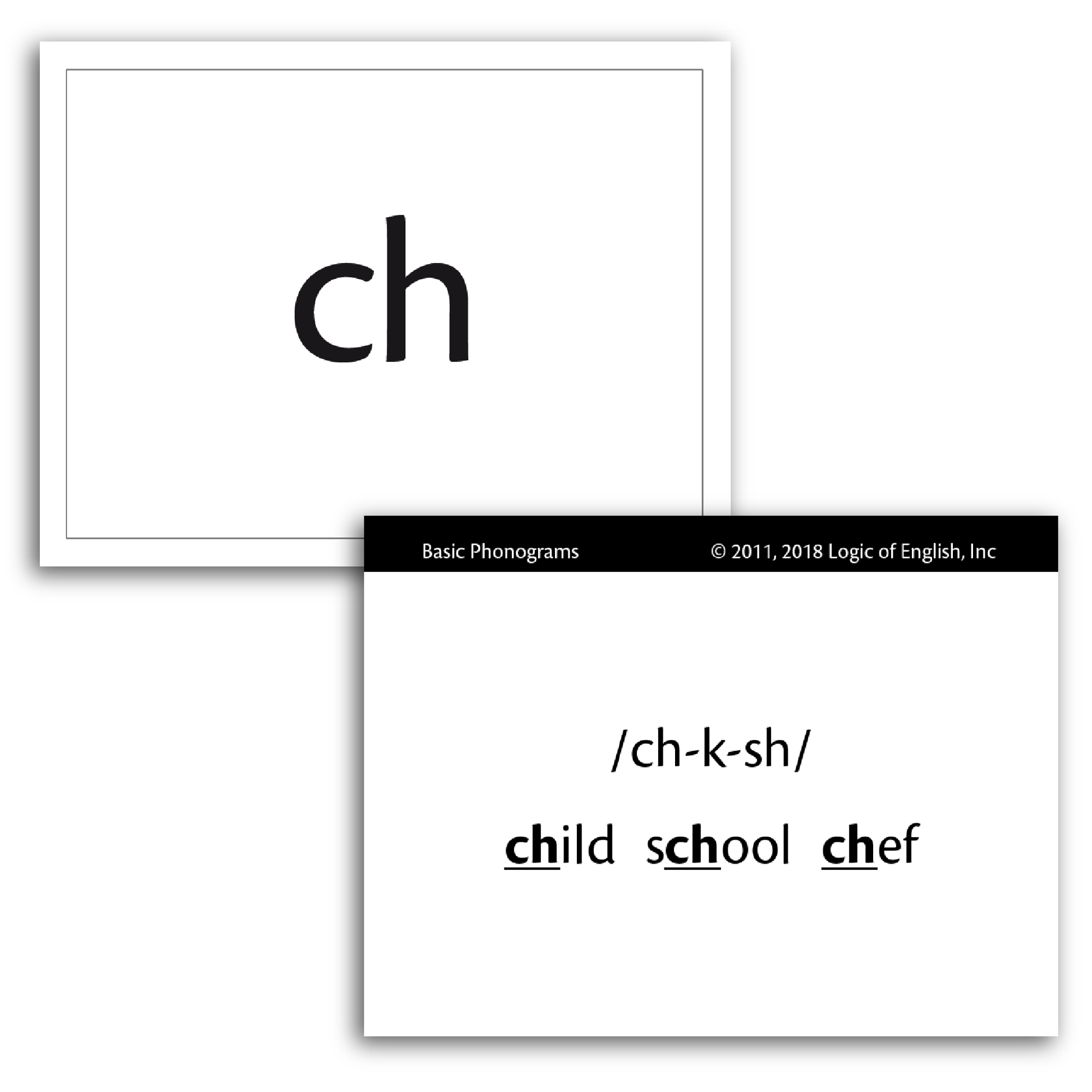 Advanced phonogram flashcards