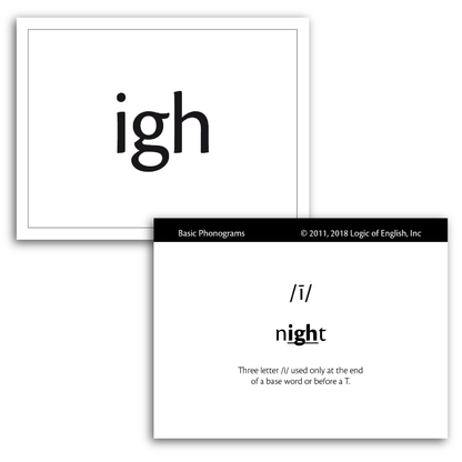 Advanced phonogram flashcards