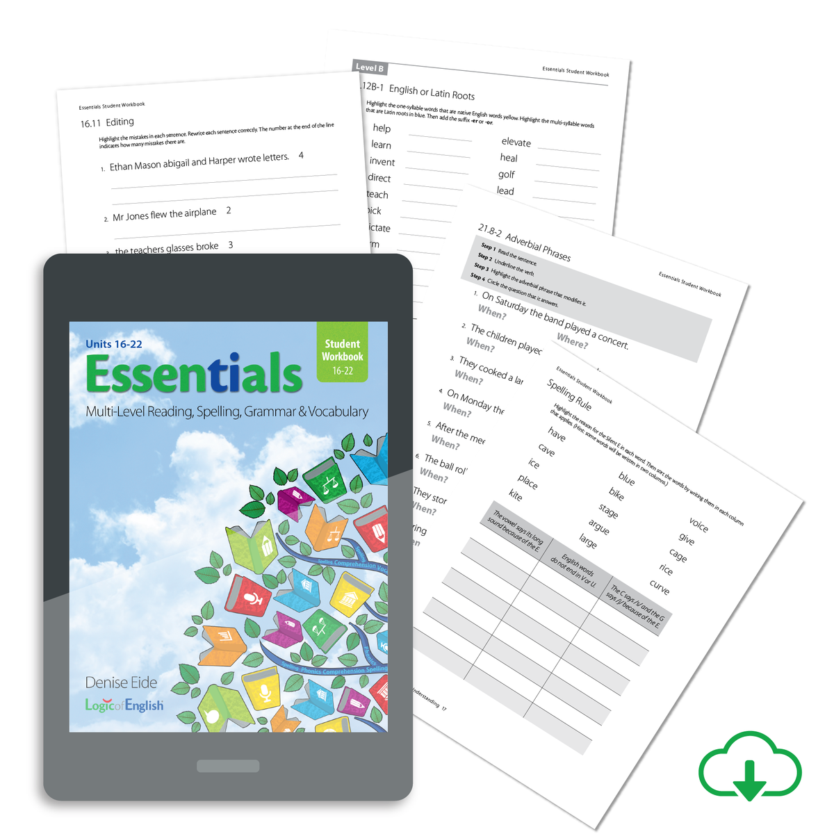 Essentials 16-22 Student Workbook PDF – Logic Of English