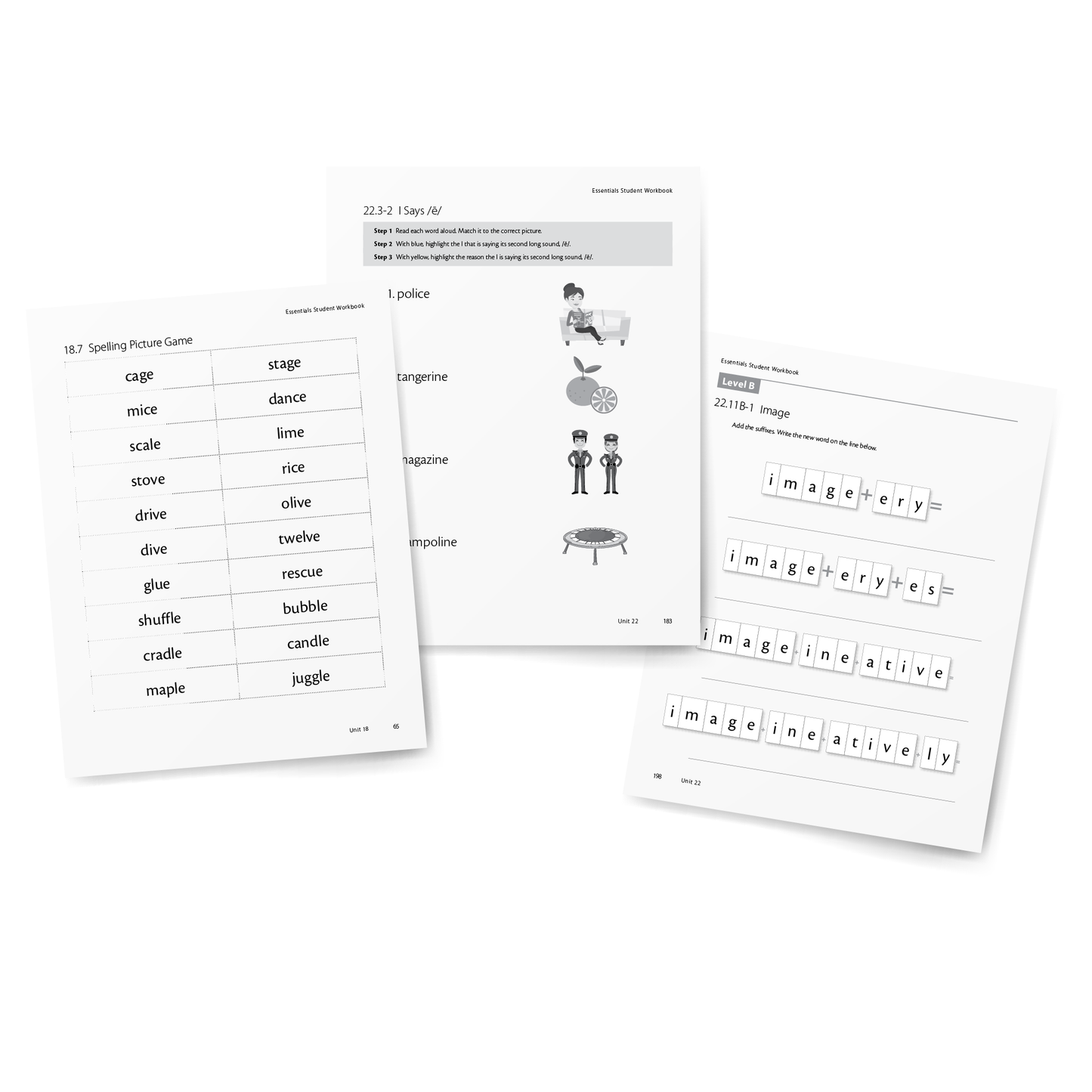 Sample of Student Workbook for Essentials Units 16-22 - Games and Activities