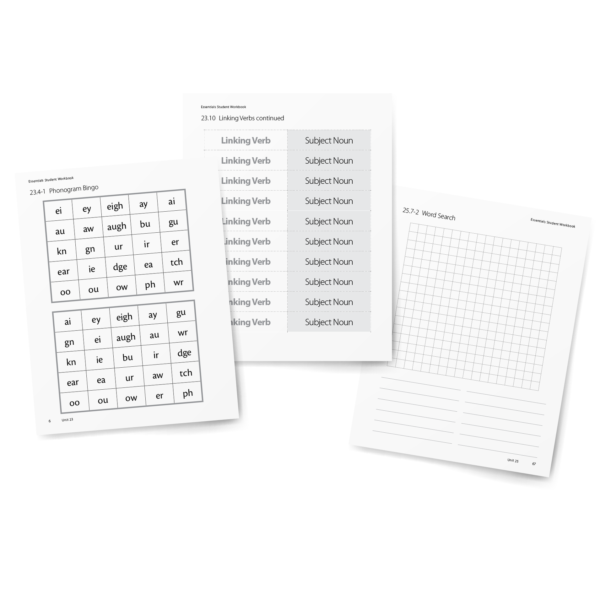 Sample of Student Workbook for Essentials Units 23-30 - Games