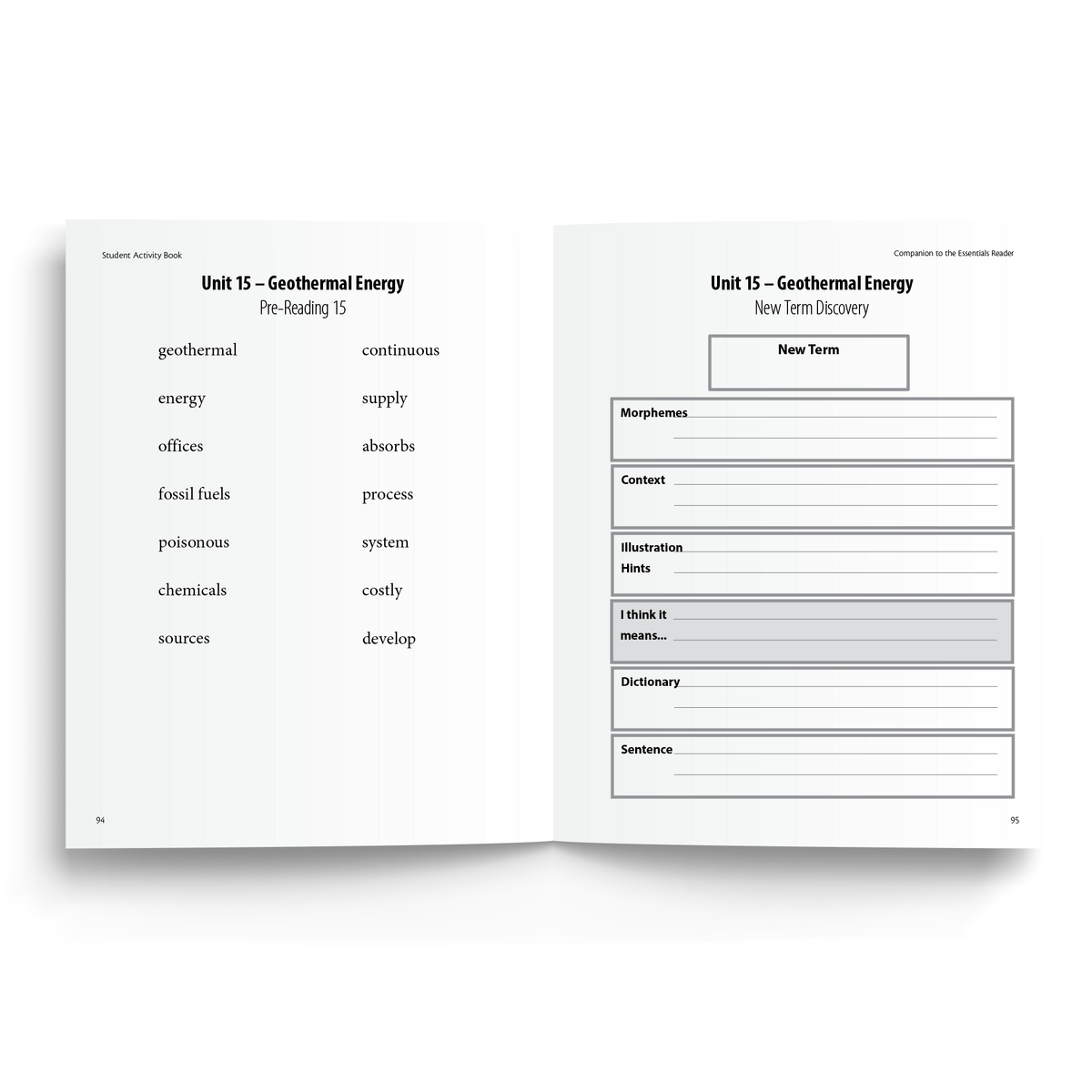 English Readers 1 & 2 セット　ワークシート付 Essentials Reader Student Activity Book – Logic Of English