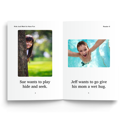 Sample of Reader 6: Kids Just Want to Have Fun used with Foundations B