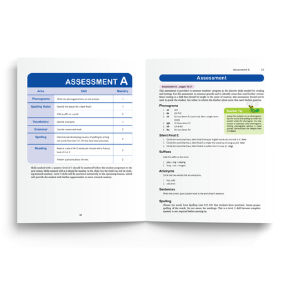 Sample of Teacher's Manual for Foundations D - Assessment A