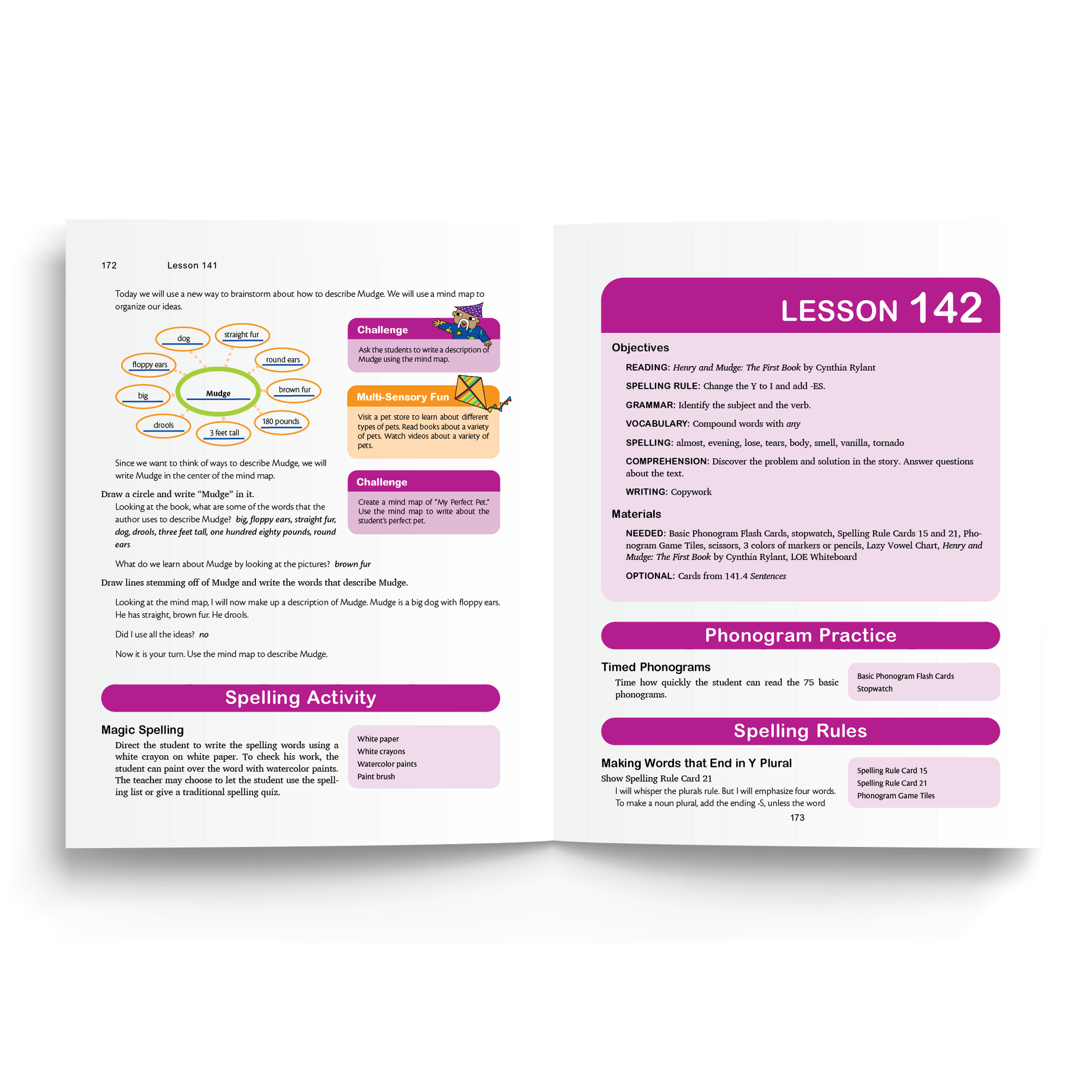 Sample of Teacher's Manual for Foundations D - Lesson 142