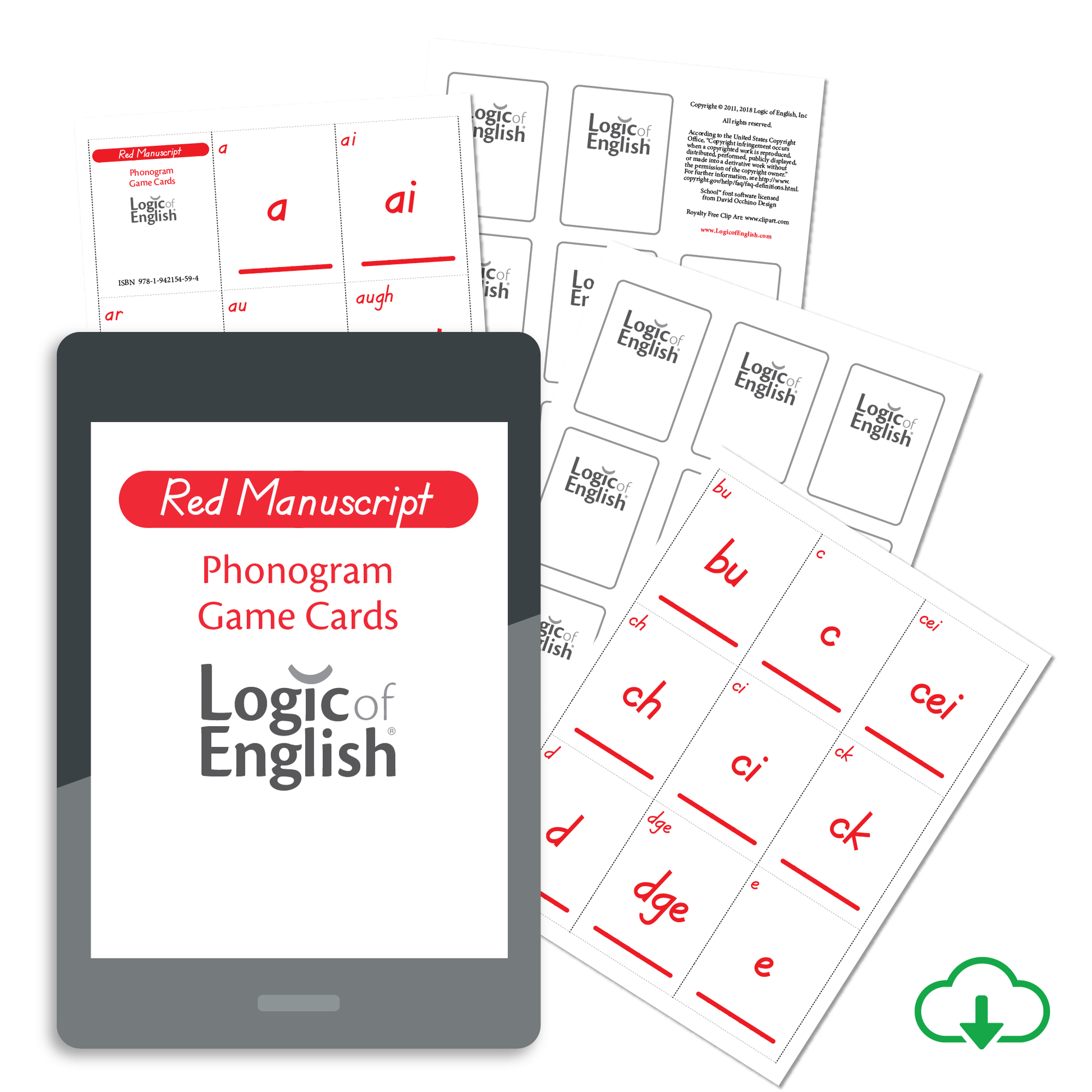 Manuscript Phonogram Game Cards - PDF Download