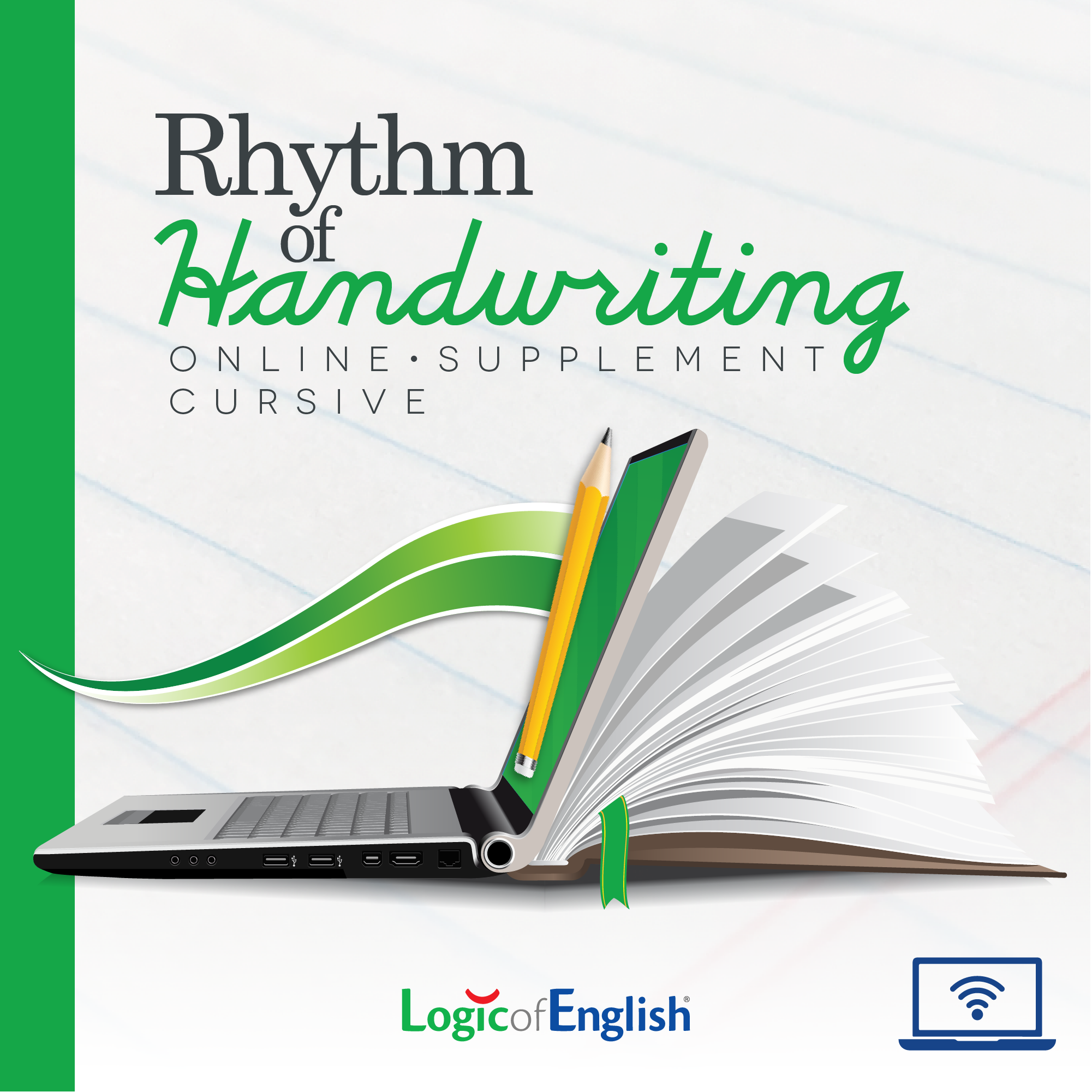 Rook Cursive Rhythm of Handwriting Desk Strip - Cursive – Logic Of English