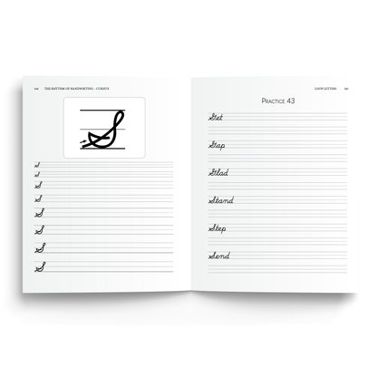 Sample of Rhythm of Handwriting Cursive Student Book - uppercase S
