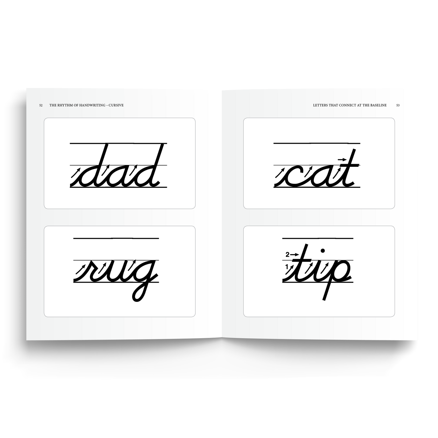 Sample of Rhythm of Handwriting Cursive Student Book 